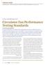 Circulator Fan Performance Testing Standards BY CHRISTIAN TABER, BEMP, HBDP, MEMBER ASHRAE