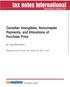 Canadian Intangibles, Noncompete Payments, and Allocations of Purchase Price
