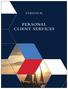 PERSONAL CLIENT SERVICES