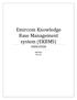 Emircom Knowledge Base Management system (EKBMS)