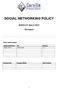 SOCIAL NETWORKING POLICY