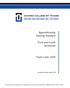 Apprenticeship Training Standard. Truck and Coach Technician. Trade Code: 310T. Development Date: January 2003