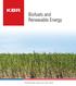 Biofuels and Renewable Energy