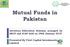 Mutual Funds in Pakistan