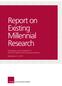 Report on Existing Millennial Research