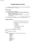 Template Design Instruction