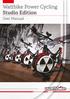Wattbike Power Cycling Studio Edition. User Manual