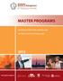 MASTER PROGRAMS. www.gsom.spbu.ru EFMD MASTER IN INTERNATIONAL BUSINESS (MIB) MASTER IN CORPORATE FINANCE (MCF)
