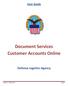 Document Services Customer Accounts Online