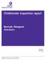 Childminder inspection report. Burnett, Margaret Aberdeen