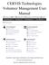 CERVIS Technologies Volunteer Management User Manual