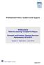 Professional Advice, Guidance and Support. NHSScotland National Cleaning Compliance Report