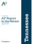 Tennessee. AP Report to the Nation THE 10TH ANNUAL STATE SUPPLEMENT FEBRUARY 11, 2014
