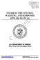 INCIDENT PREVENTION, WARNING, AND RESPONSE (IPWAR) MANUAL
