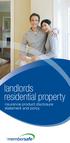 landlords residential property insurance product disclosure statement and policy