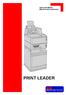 Spare parts Manual Manuel de pièces détachées PRINT LEADER