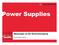 Power Supplies. Messungen an der Stromversorgung. Thomas Giehm/ datatec
