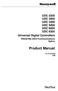 Product Manual. UDC 2300 UDC 3000 UDC 3300 UDC 5000 UDC 6000 UDC 6300 Universal Digital Controllers. RS422/485 ASCII Communications Option