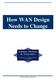 How WAN Design Needs to Change