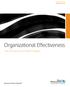 Organizational Effectiveness. Discovering How to Make It Happen