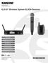 GLX-D Wireless System GLXD4 Receiver