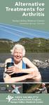 Alternative Treatments for Arthritis