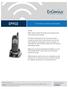 EP902. 2-line Industrial Long Range Cordless System. Overview