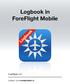 Logbook in ForeFlight Mobile