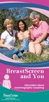 BreastScreen and You. Information about mammographic screening