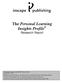 The Personal Learning Insights Profile Research Report
