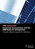 AIM Companies Corporate transactions and the AIM Rules for Companies A quick reference guide for directors