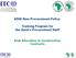 AfDB New Procurement Policy: Training Program for the Bank s Procurement Staff. Risk Allocation in Construction Contracts