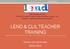 LEND & CLIL TEACHER TRAINING