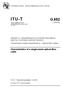 ITU-T G.652. Characteristics of a single-mode optical fibre cable