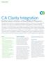 CA Clarity Integration