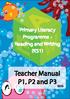 Primary Literacy Programme Reading and Writing (KS1) Section 2: Teaching Reading and Writing