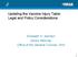 Updating the Vaccine Injury Table: Legal and Policy Considerations. Elizabeth H. Saindon Senior Attorney Office of the General Counsel, HHS
