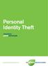 Personal Identity Theft