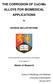 THE CORROSION OF CoCrMo ALLOYS FOR BIOMEDICAL APPLICATIONS