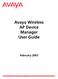 Avaya Wireless AP Device Manager User Guide