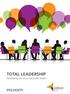TOTAL LEADERSHIP INLOGOV. Developing you into a top public leader GROUP