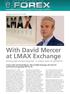 With David Mercer at LMAX Exchange Aiming high and growing fast - a unique vision for global FX