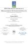 DNV BUSINESS ASSURANCE MANAGEMENT SYSTEM CERTIFICATE Certificate No. 2007-SKM-AQ-2512 / 2007-SKM-AE-1239