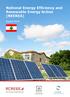 National Energy Efficiency and Renewable Energy Action (NEEREA) August 2014