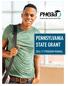PENNSYLVANIA STATE GRANT 2016-17 PROGRAM MANUAL