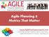 Agile Planning & Metrics That Matter