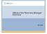 VMware Site Recovery Manager Overview Q2 2008