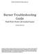 Burner Troubleshooting Guide