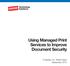 Using Managed Print Services to Improve Document Security