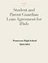 CHAPTER 1. Student and Parent/Guardian Loan Agreement for ipads